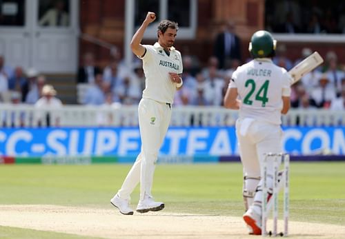 Mitchell Starc was the only Australian bowler among the wickets on Day 3 of the WTC final. [P/C: Getty]
