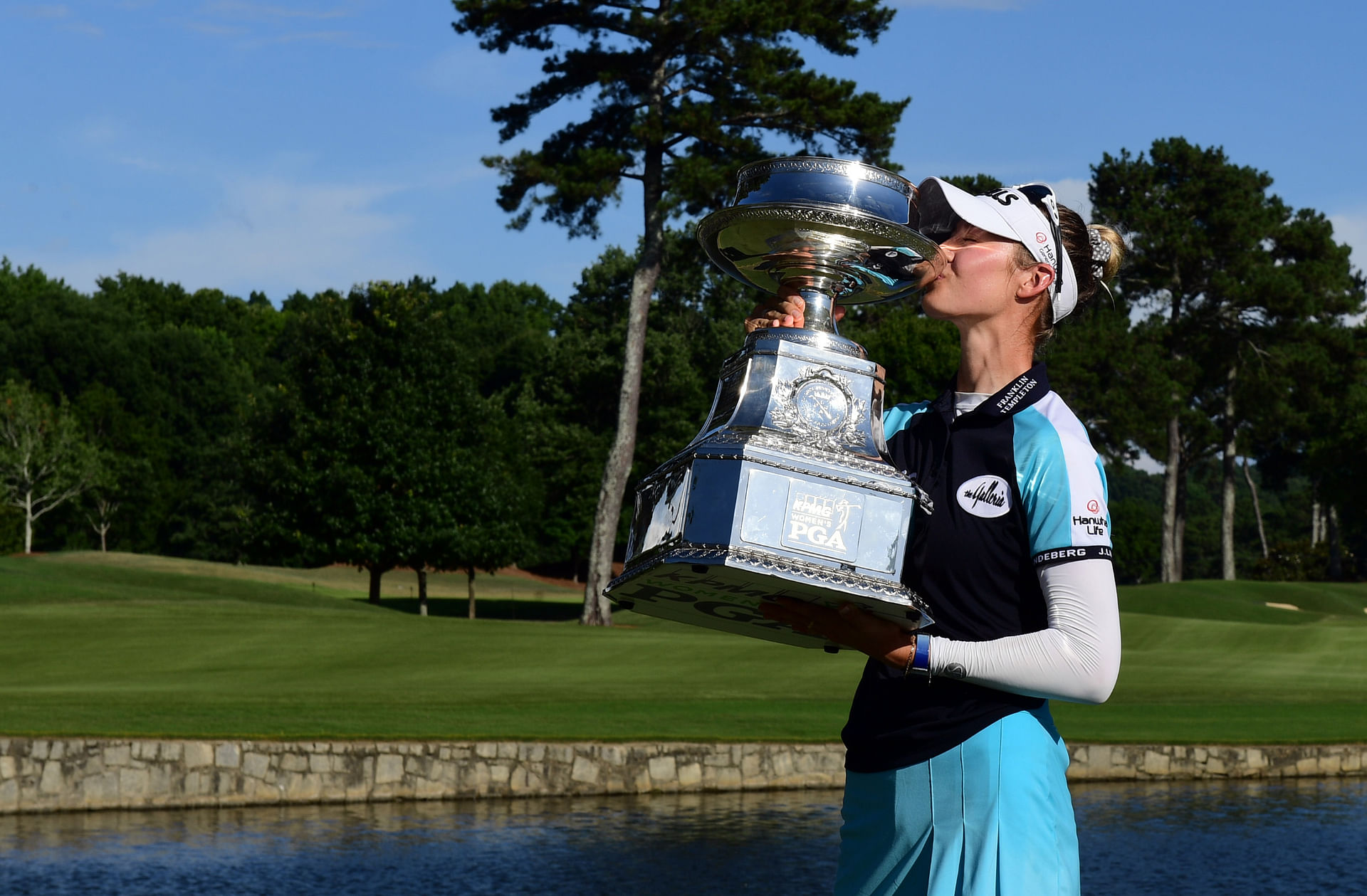 Nelly Korda at the 2021 KPMG Women's PGA Championship - Final Round (Source: Imagn)