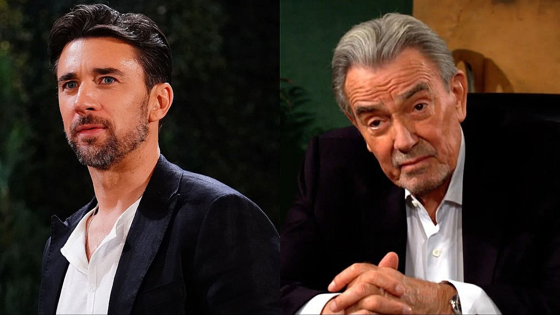 Aristotle Dumas (Billy Flynn) and Victor (Eric Braeden) from The Young and the Restless (Image via CBS)