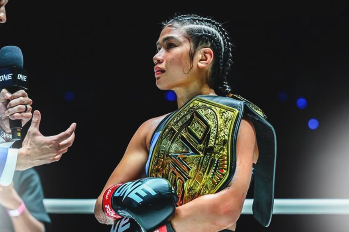 Jackie Buntan grateful for how recovery efforts for the LA wildfires came together. -- Photo by ONE Championship