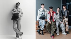 "Taehyung is the standard" — Fans delighted as Thai pop star Santa names BTS' V as his role model and expresses desire to collaborate