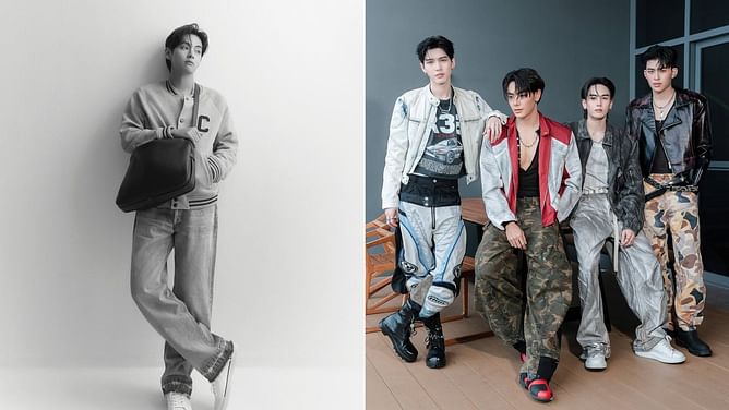 "Taehyung is the standard" — Fans delighted as Thai pop star Santa names BTS' V as his role model and expresses desire to collaborate
