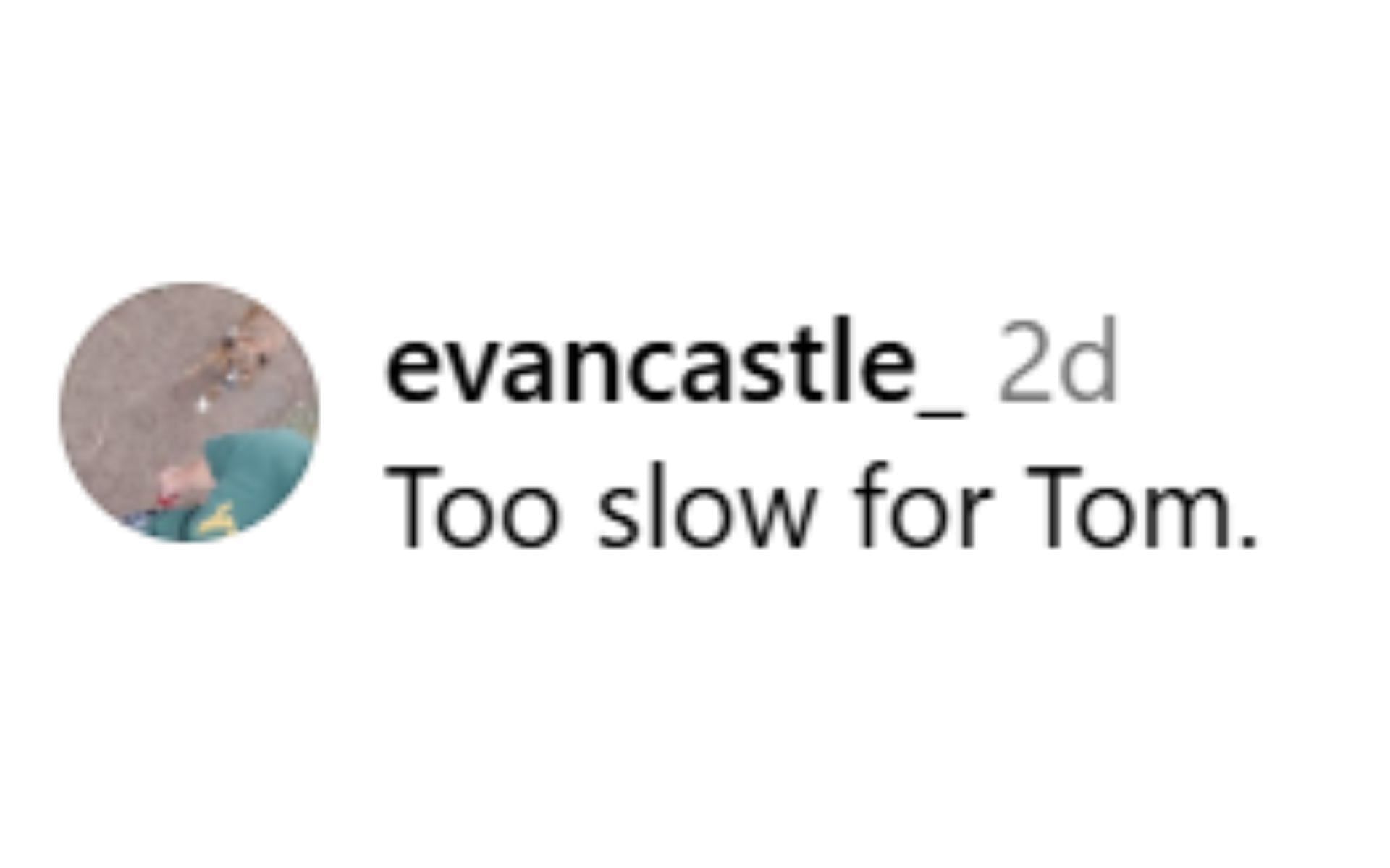 Fan&#039;s comment. [Screenshot courtesy: @ciryl_gane on Instagram]