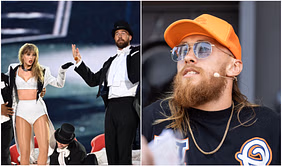 Watch: Taylor Swift, Travis Kelce, and George Kittle go full karaoke mode with "Love Story"