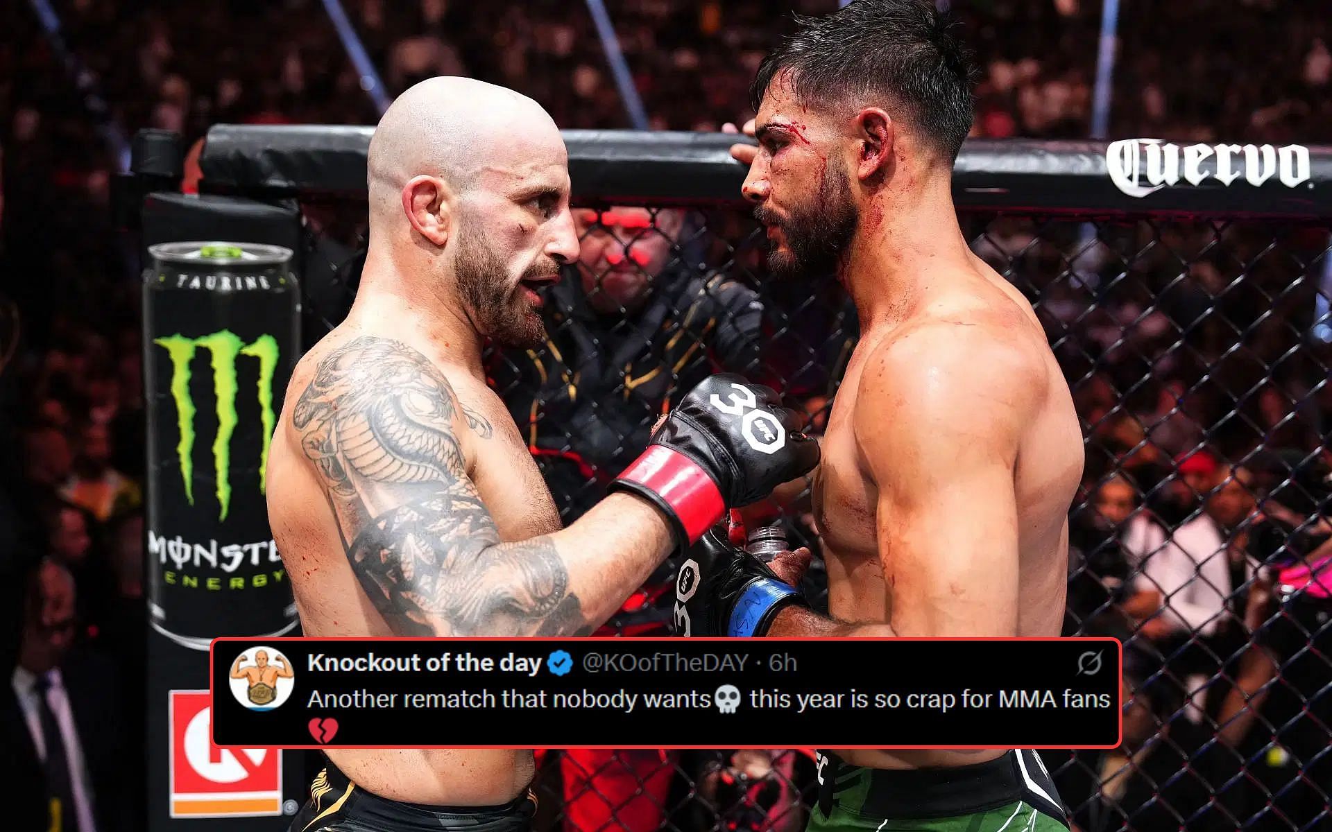 Alexander Volkanovski clears the air on Yair Rodriguez rematch talk.
