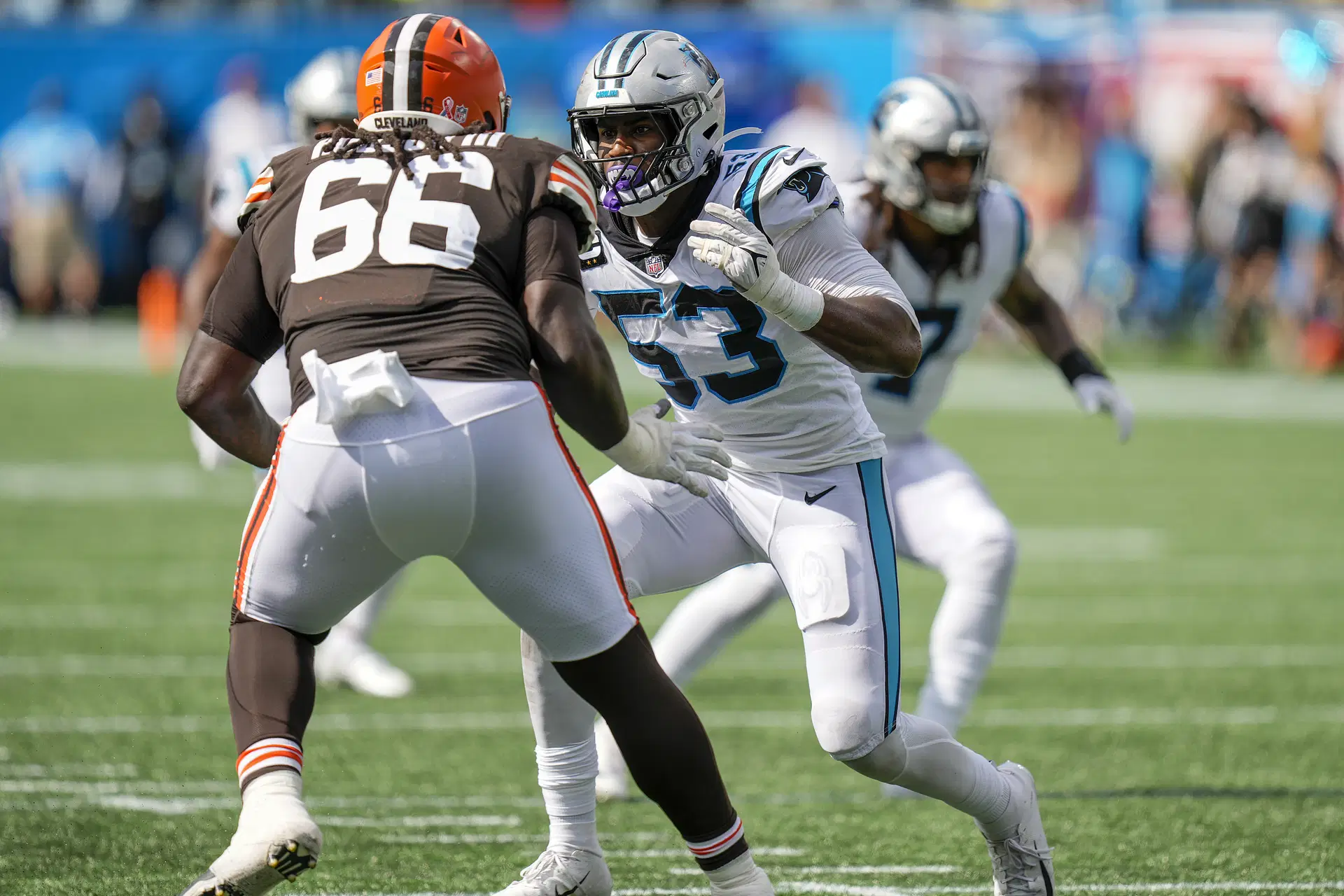 &quot;Heat got to us&quot;: Brian Burns speaks out on major fight during Giants OTAs involving James&nbsp;Hudson&nbsp;III (Image credit: Imagn)