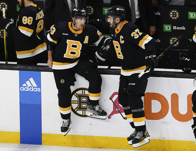Canadian Patrice Bergeron ditches Oilers to support ex-teammate Brad Marchand in Stanley Cup Final