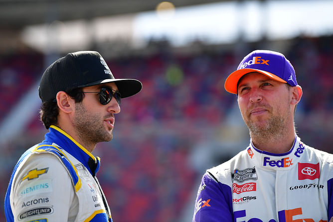 "He shouldn't be racing next week": When Denny Hamlin urged NASCAR to punish Chase Elliott like Bubba Wallace