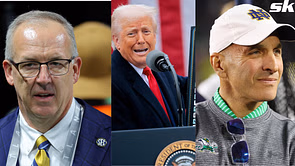 After landmark $2.8 billion judgement, SEC's Greg Sankey & Notre Dame AD Pete Bevacqua meet POTUS Donald Trump over NIL regulations