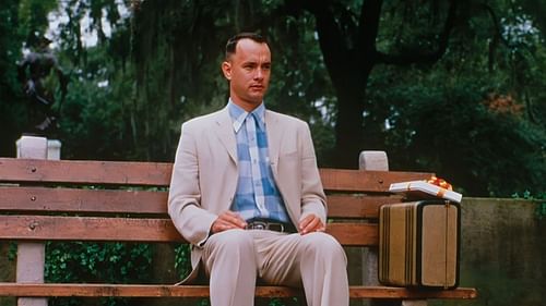 Tom Hanks in and as Forrest Gump (Image via Paramount Pictures)