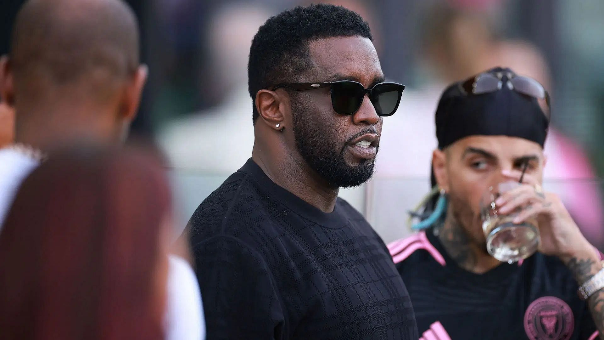 Puff Daddy looks on prior to the Leagues Cup 2023 match between Inter Miami CF and Atlanta United at DRV PNK Stadium (Image via Getty)
