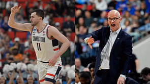 VIDEO: UConn veteran Alex Karaban kicks off practice for Dan Hurley's Huskies ahead of senior season