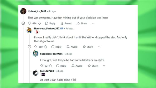 Redditors react to the complicated plan of killing the wither in Minecraft (Image via Reddit)
