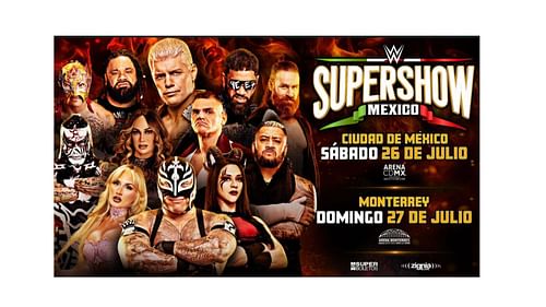 Updated poster for the Mexico Supershows [Credit: wwe.com]