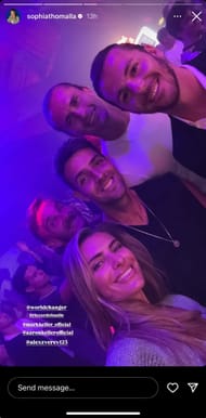 Alexander Zverev's girlfriend Sophia Thomalla's Instagram Story | Image: Instagram @sophiathomalla