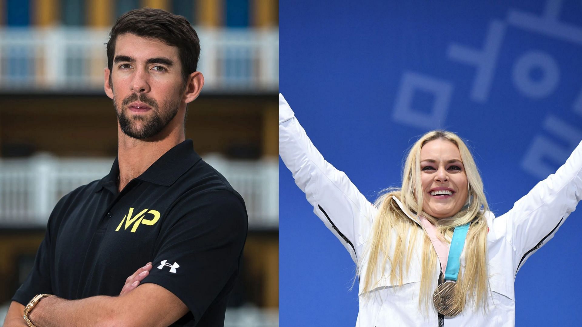 Michael Phelps poses questions to alpine skier Lindsey Vonn ahead of the Winter Olympics [Image Source : Getty]