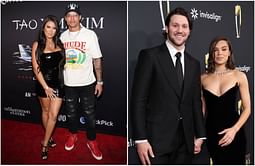 Jordan Poyer's wife Rachel Bush reacts as Josh Allen lovingly calls Hailee Steinfeld "wifey"