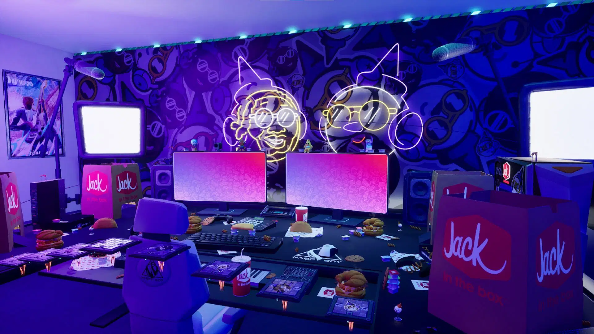 This is the map you&#039;ll be able to play on starting June 6, 2025 (Image via Jack in the Box)