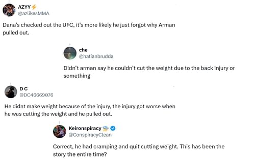 Fan reactions [Screenshots courtesy: @avill2022 on X]
