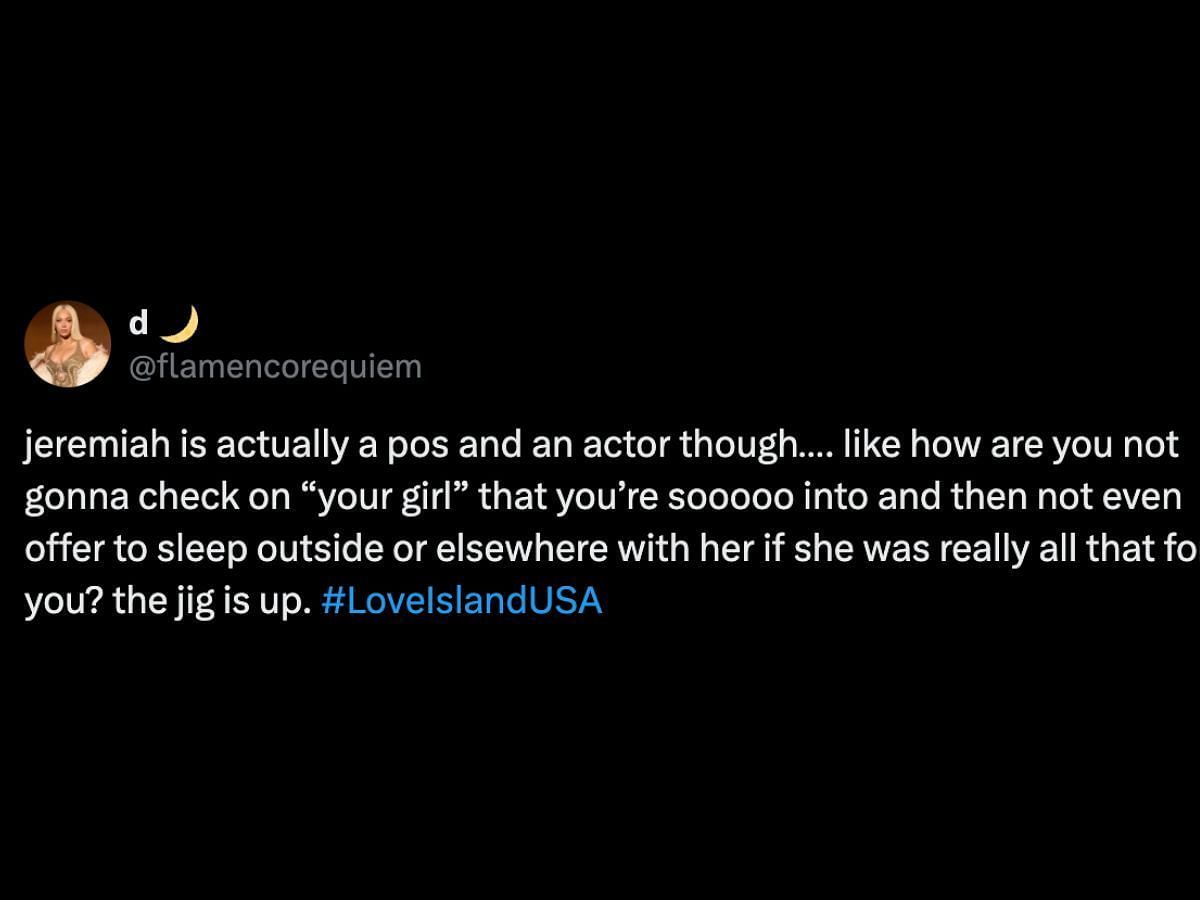Netizens react to Jeremiah&#039;s apology (Image via X/@flamencorequiem)