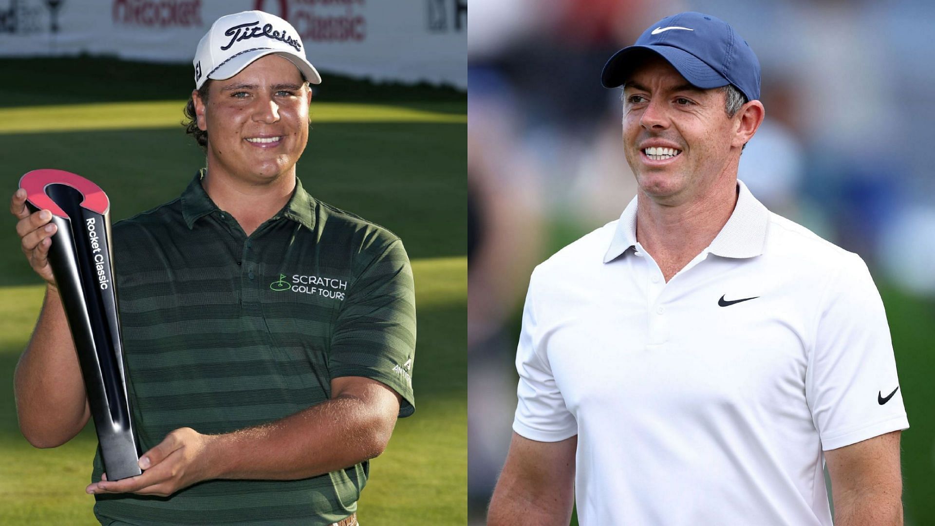 Aldrich Potgieter and Rory McIlroy/Source: Getty Images (both)