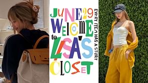 "Nostalgic moments"- Fans react to BLACKPINK's LISA's closet featuring fits from airport runs to rehearsal rooms at her one-day closet flea market