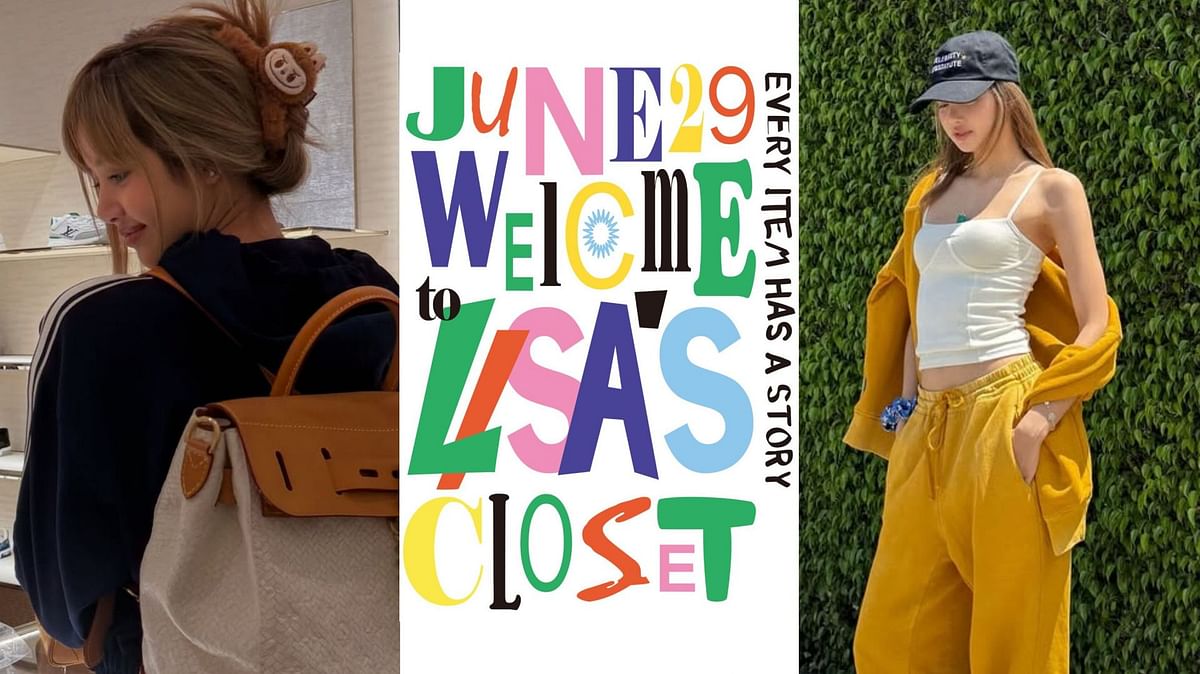 "Nostalgic moments"- Fans react to BLACKPINK's LISA's closet featuring fits from airport runs to rehearsal rooms at her one-day closet flea market