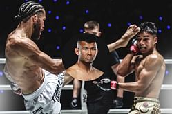 WATCH: Thai icon Nong-O consoles young phenom Johan Ghazali backstage after heartbreaking loss to Diego Paez