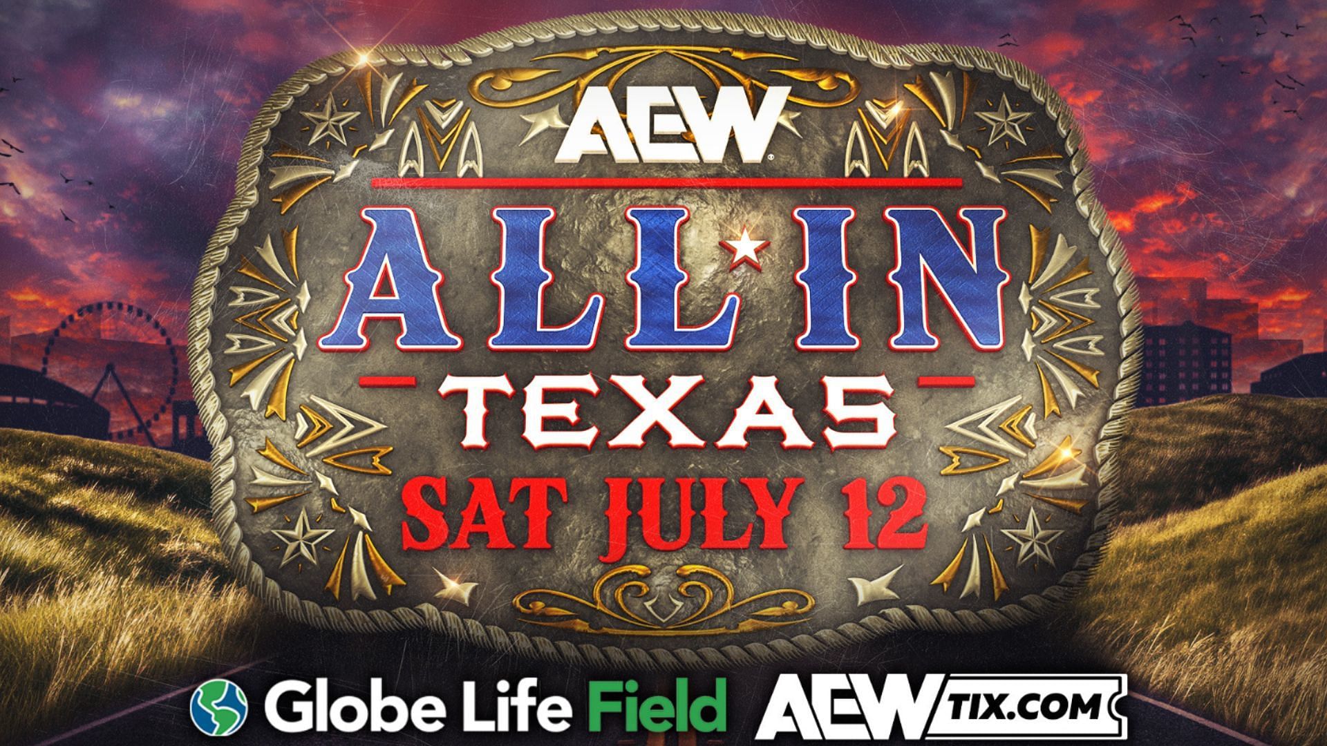 AEW All In : Texas will air from the Globe Life Field stadium [Image Credits: AEW