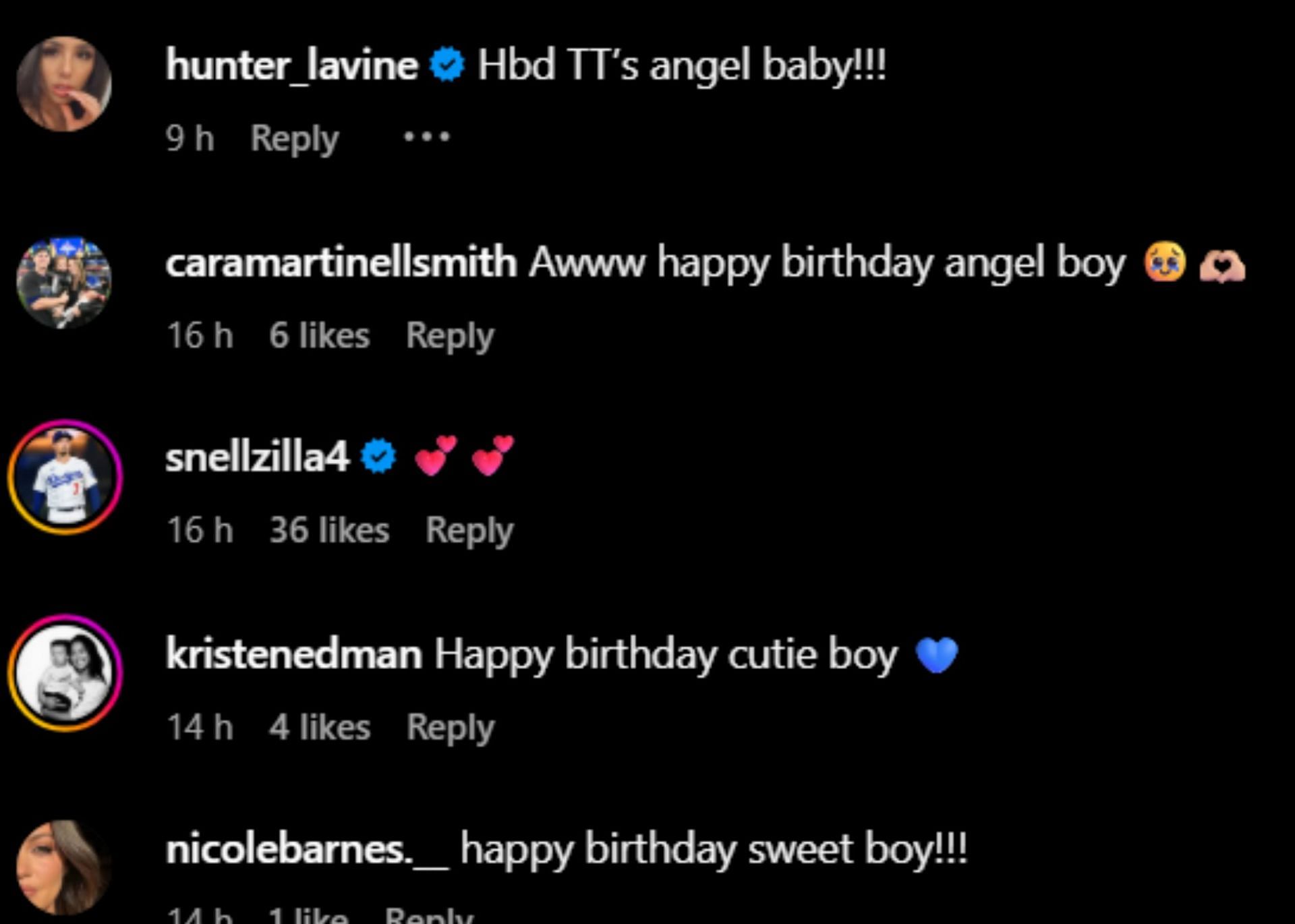 Screenshot of comments [Image Source: Instagram/haeleyryane]