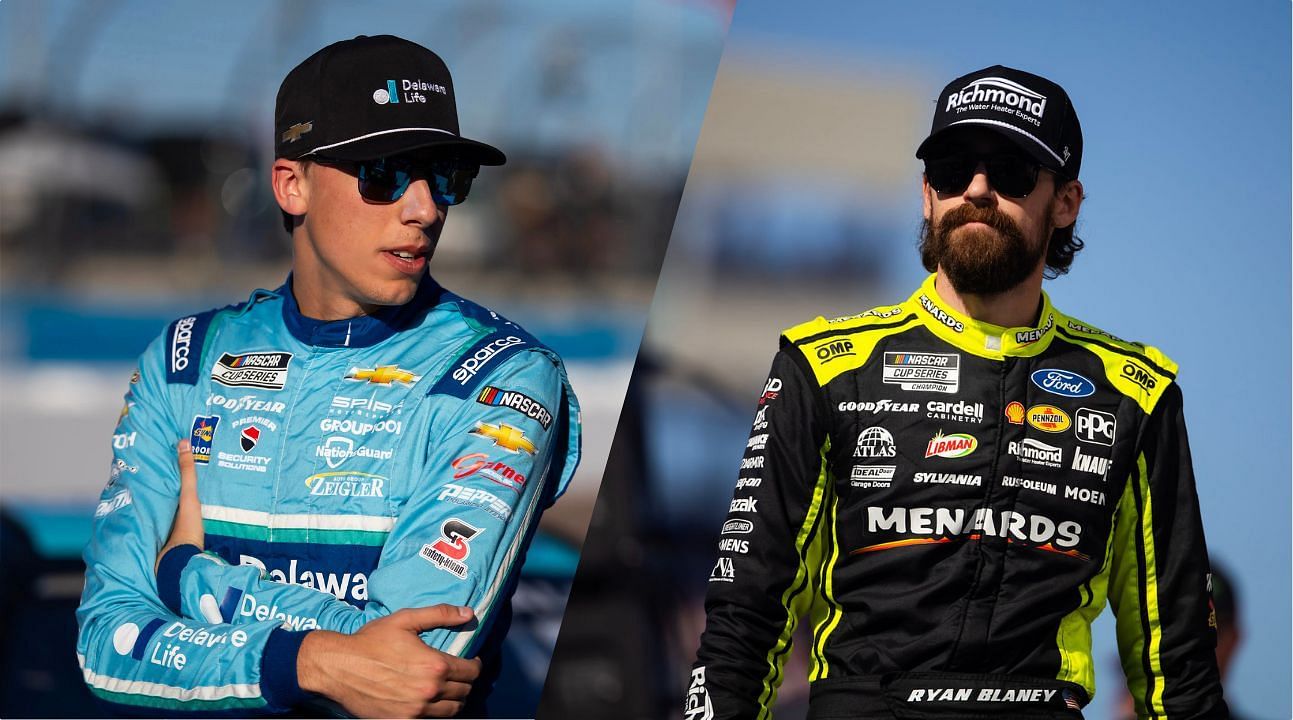 Carson Hocevar and Ryan Blaney