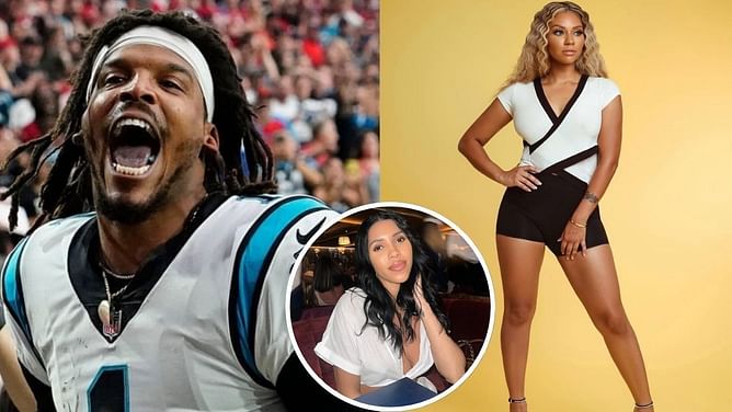 "Keep her name out your mouth" - Cam Newton recalls clashing with GF Jasmin Brown over ex-NFL MVP's first 'baby mama'