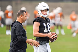 CFB analyst serves Steve Sarkisian with "national championship or bust" reality as Texas enters first season with QB1 Arch Manning