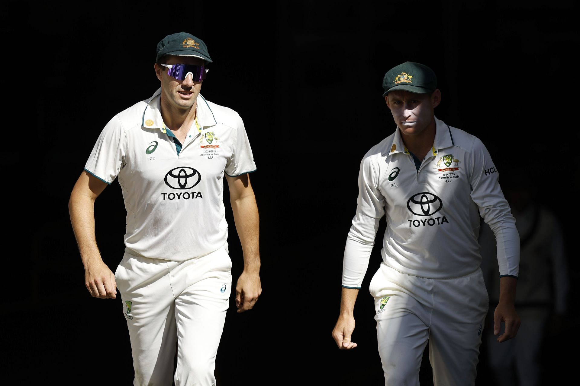 Pat Cummins and Marnus Labuschagne. (Credits: Getty)