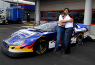 Nascar Nextel Cup driver Michael Waltrip poses with his brother Darrell Waltrip after announcing a one race deal for Darrell in Martinsville, VA in 2006 - Source: Imagn Images