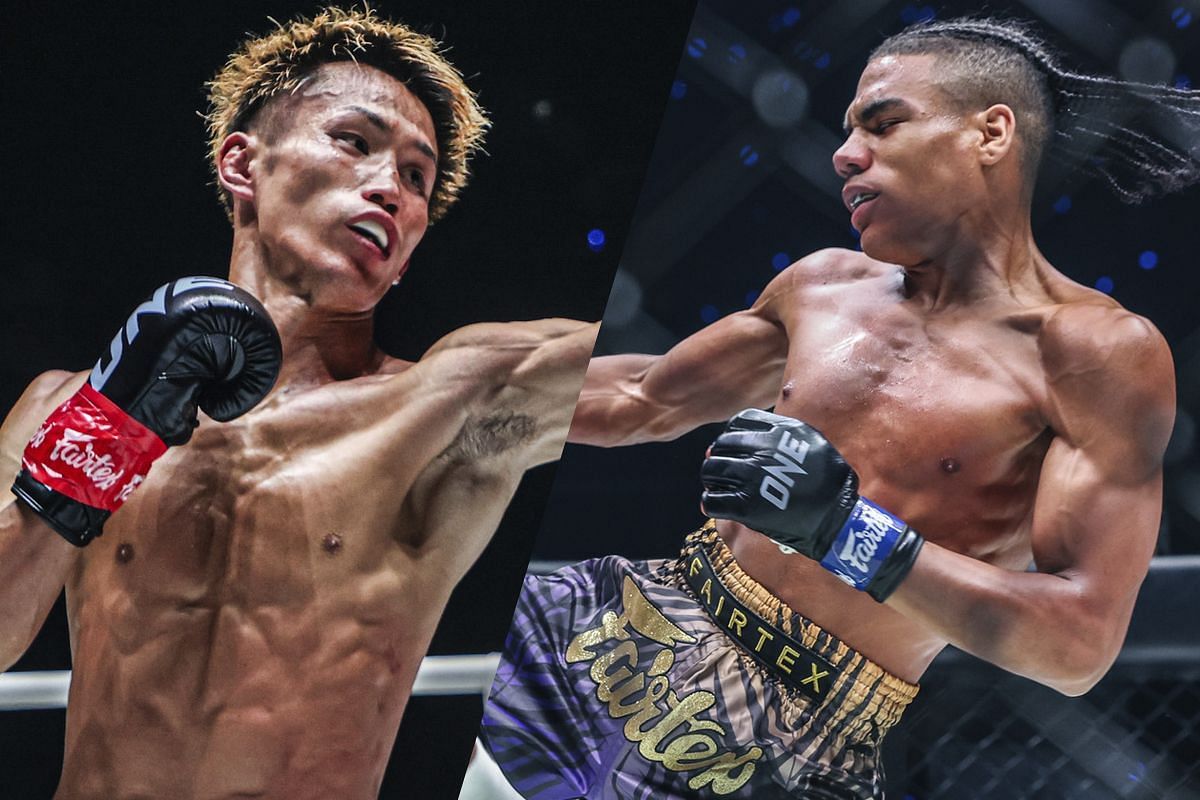 (From left) Taiki Naito and Johan Estupinan.