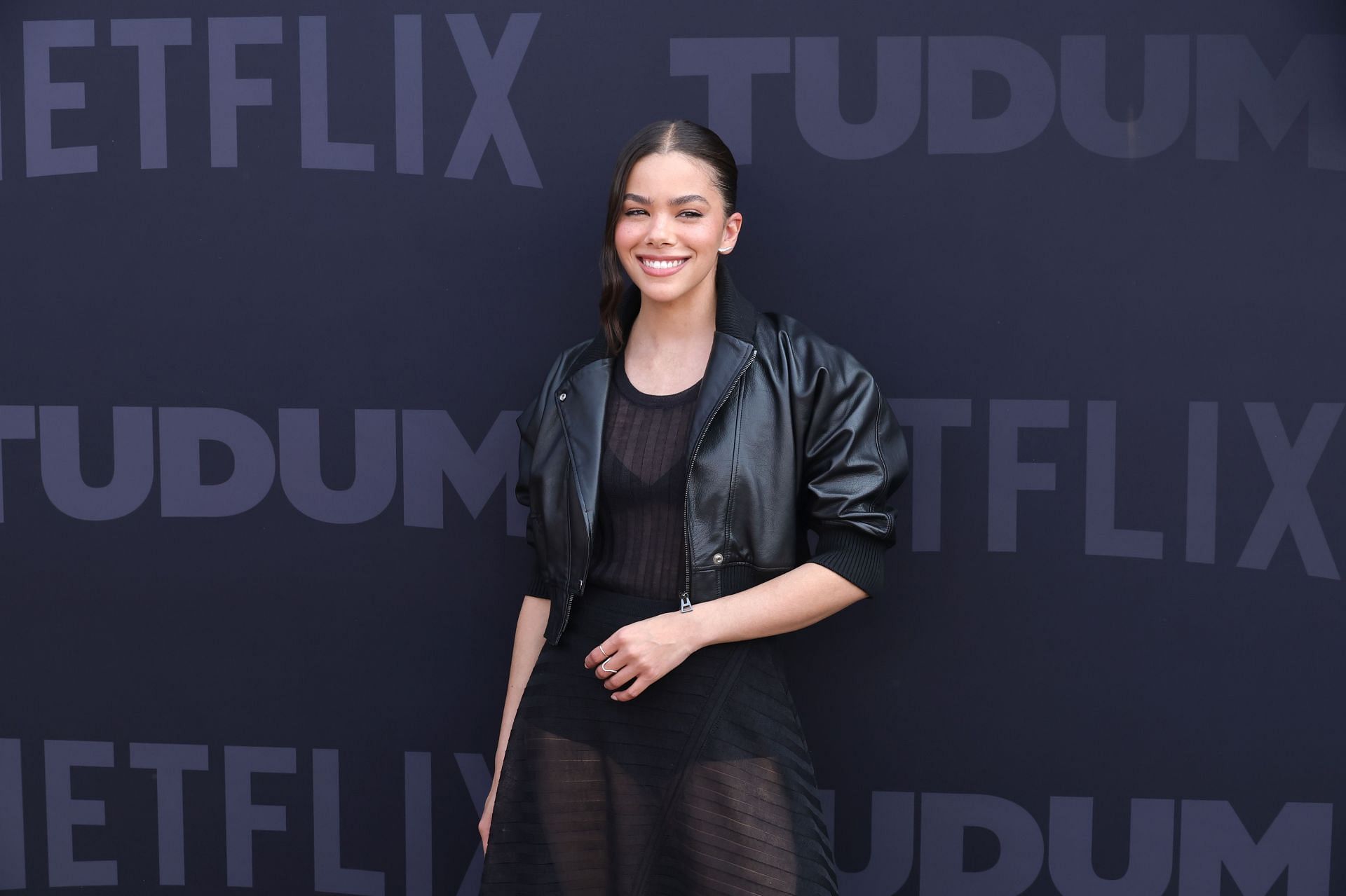 Antonia Gentry attends Netflix Tudum 2025: The Live Event at The Kia Forum (Photo by Kevin Winter/Getty Images)