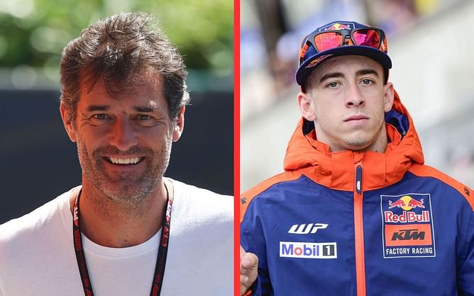 Oscar Piastri's manager and former Red Bull racer Mark Webber clicked with KTM superstar Pedro Acosta in Mugello ahead of the Italian MotoGP race