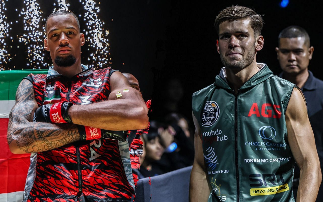 Regian Eersel (left) and George Jarvis (right). [Photos from ONE Championship]