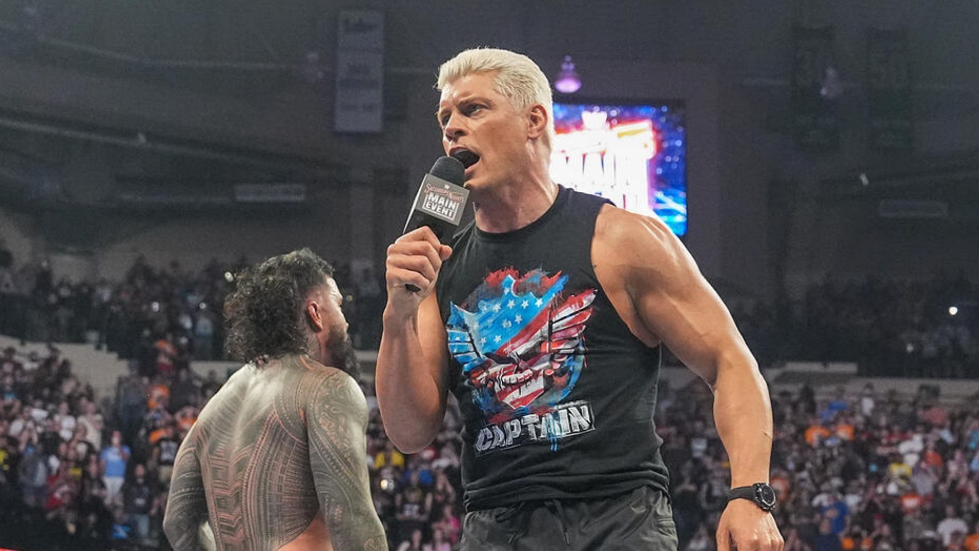 Cody Rhodes when he returned to save Jey Uso! [Image credit: WWE.com]