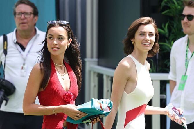 Carlos Sainz's girlfriend drops 1-word reaction to Charles Leclerc's partner Alexandra Saint Mleux's Instagram post
