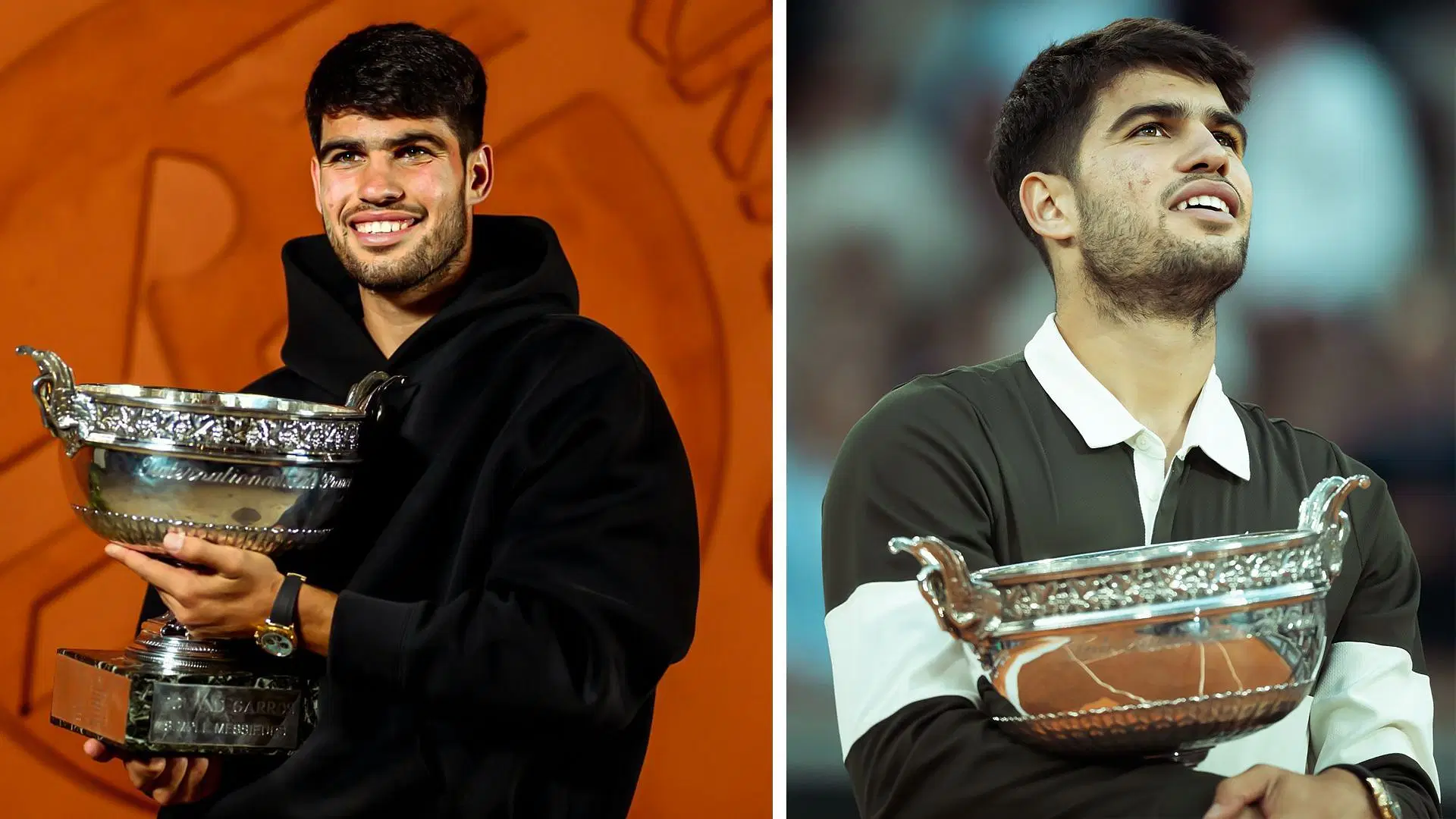 Alcaraz won his second French Open title beating Jannik Sinner in the final Image Source -  Getty