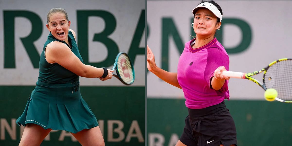 Jelena Ostapenko (L) and Alexandra Eala (R) (Image Source: Getty)