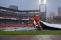 Dodgers-Cardinals Rain delay updates: New start time and forecast from Busch Stadium