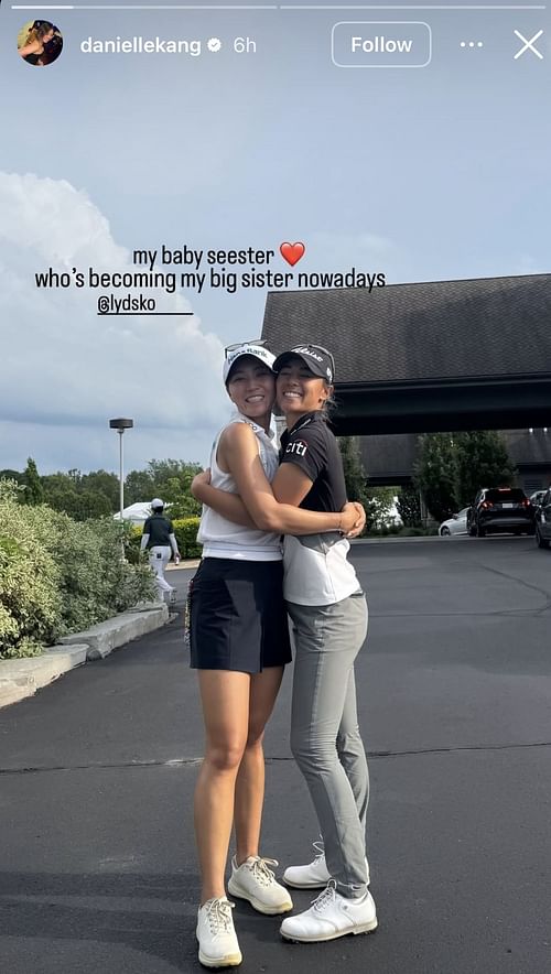 Still taken from Danielle Kang’s Instagram story _ Image Source: Instagram/@daniellekang