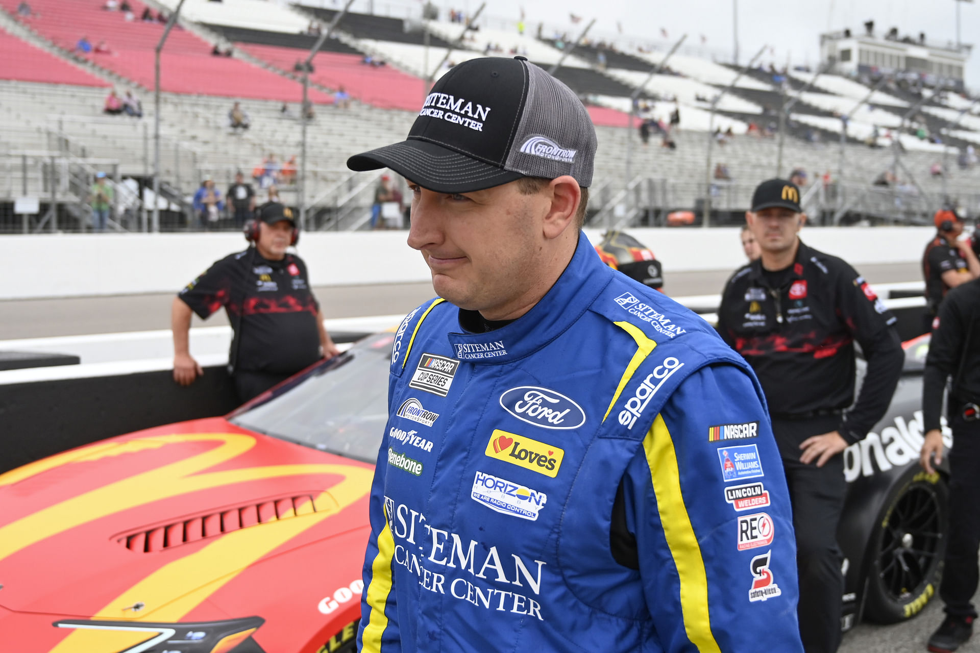 NASCAR Cup Series driver Michael McDowell at World Wide Technology Raceway. Source: Imagn
