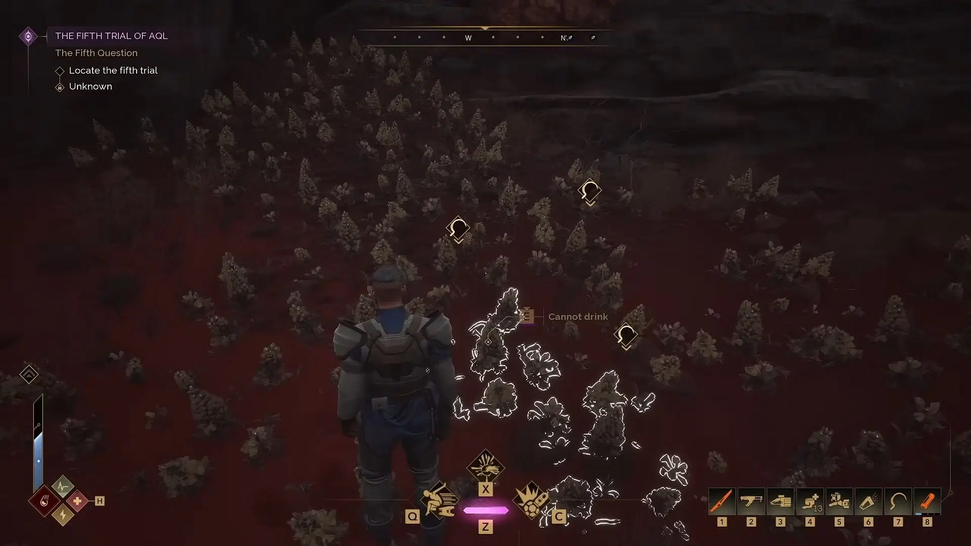 Harvest Dew Plants to top-up your Literjon in the field (Image via Funcom || YouTube/@LuckyGhost)