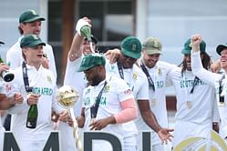 Temba Bavuma's unique celebration with mace goes viral after South Africa's historic 2025 WTC final win [Watch]