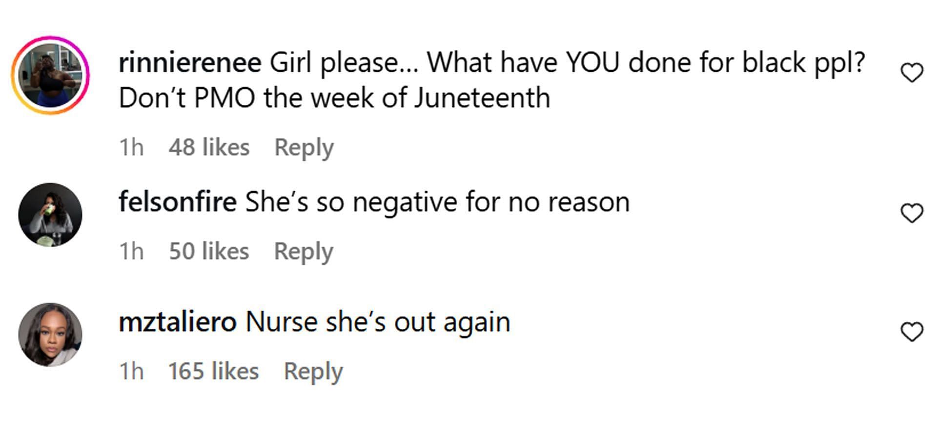 Comments reacting to the news (Image via Instagram/ @hollywoodunlocked)