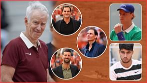 John McEnroe boldly claims Federer, Nadal, and Djokovic's Grand Slam tallies won't be matched by Carlos Alcaraz and Jannik Sinner